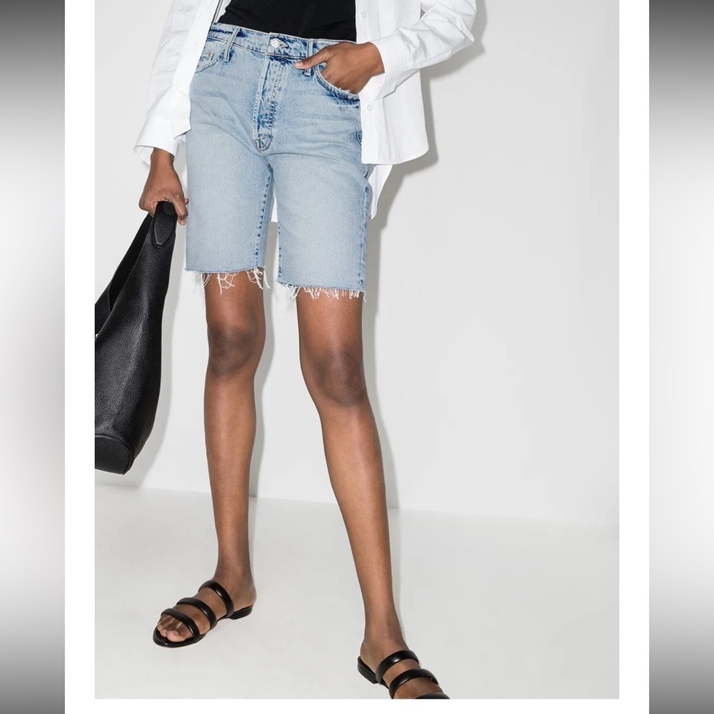 MOTHER
The Trickster Bermuda Denim Short Your Treat or Mine Size 25
